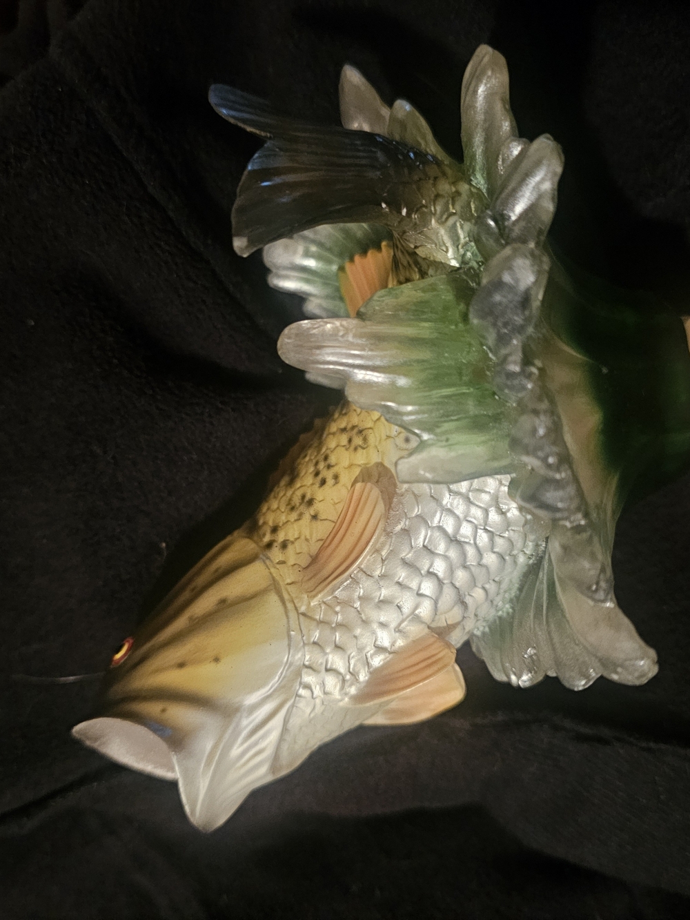 High quality detailed Resin Bass Fish nightlight